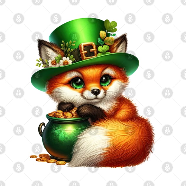 St Patricks Fox by Chromatic Fusion Studio