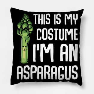 Asparagus - This Is My Costume I'm An Asparagus - Funny Saying Pillow