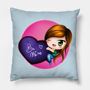 be mine chibi girl Pillow