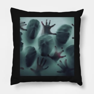 Spooky Ghosts Design - Ghost Design, Scary Humour Pillow