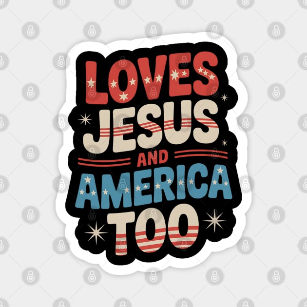 Republican-Jesus Magnet by Creatifly Graphic Tees