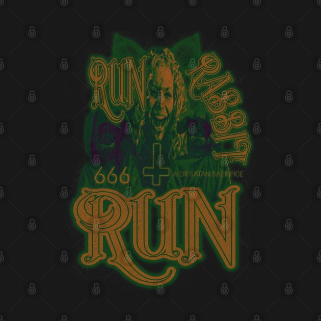 Run Rabbit Run (Distressed Green) by The Dark Vestiary