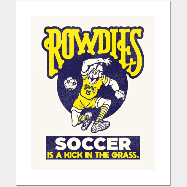 TAMPA BAY ROWDIES VINTAGE POSTER