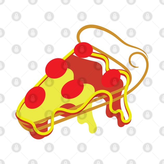 Pizza Slice, Cool, Outline by TeeFusion-Hub