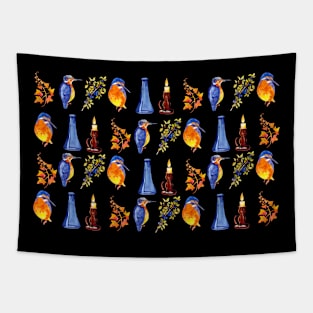 halloween autumn pattern Tapestry