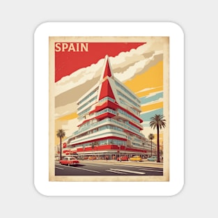 Diagonal Mar Centre Commercial Spain Travel Tourism Retro Vintage Magnet