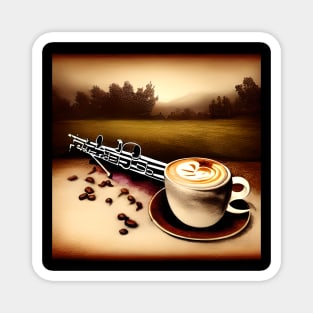 Would You Like Some Flute With Your Cappuccino Magnet