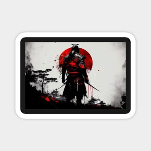 This Samurai Only Fights For Honor Magnet