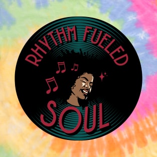 Rhythm Fueled Soul, Vinyl Record Art T-Shirt