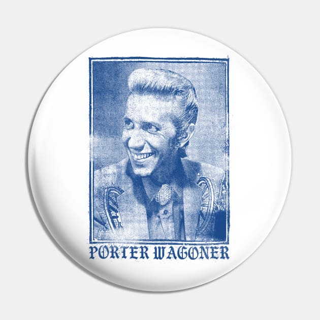 Porter Wagoner /// Old School Aesthetic Style Fan Design Pin by DankFutura