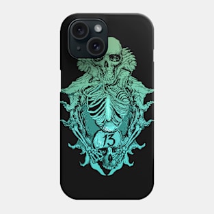 Skeleton Number Thirteen III Phone Case