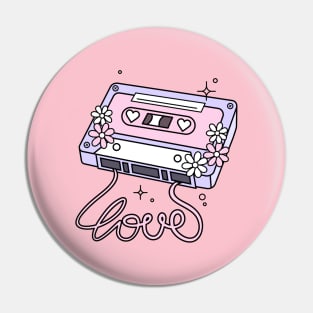 Music Lover's Cassette Pin