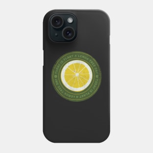 Today is Plant a Lemon Tree Day Badge Phone Case