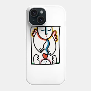 Angel Graffiti is giving love Phone Case