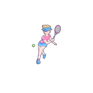 Crazy Tennis Lady T-Shirt