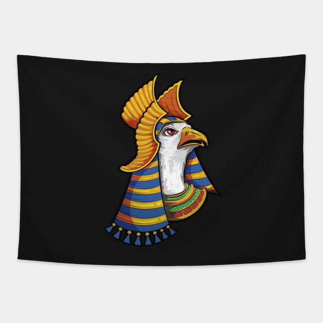 Fun Egyptian Eagle Tapestry by vedtro