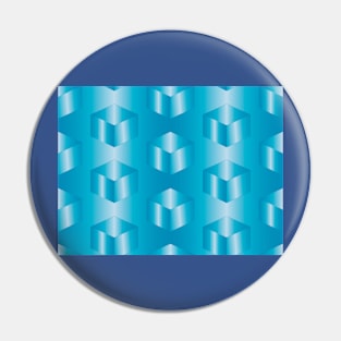 Blue cubes Pin