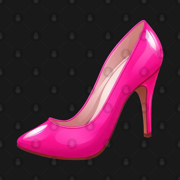 Come on barbie lets go party - hot pink stiletto by Sara-Design2