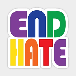 End Hate! Magnet