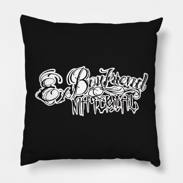 Ex-Boyfriend Material Pillow by matmellinger