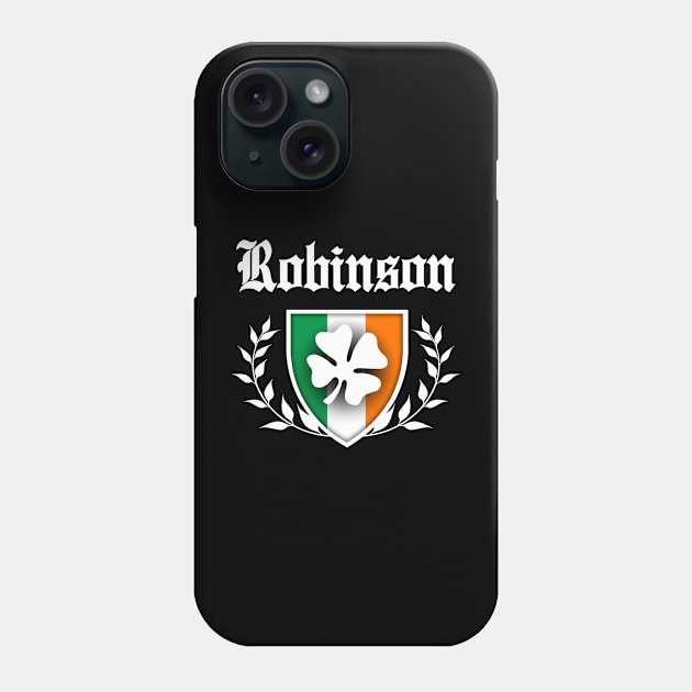 Robinson Shamrock Crest Phone Case by robotface