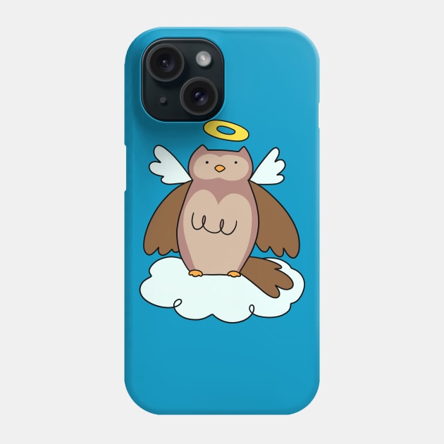 Cloud Angel Owl Phone Case by saradaboru