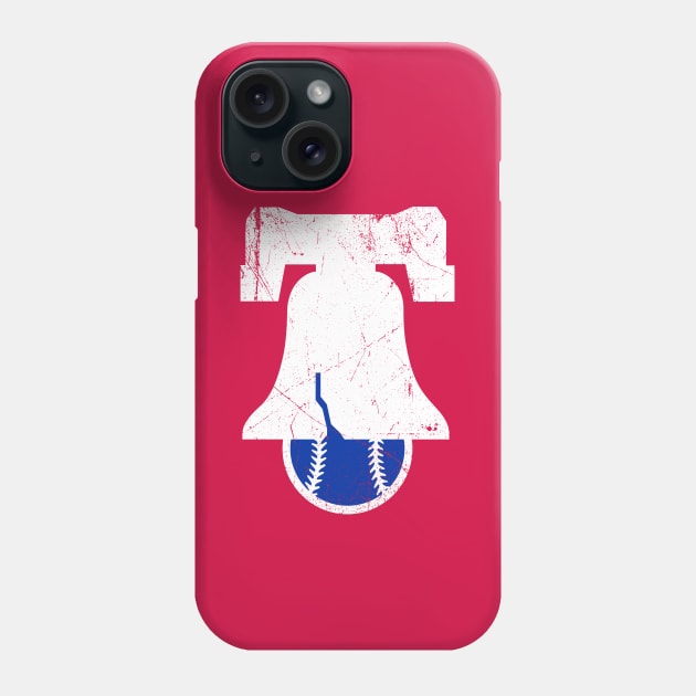 Liberty Ball, baseball - Red Phone Case by KFig21