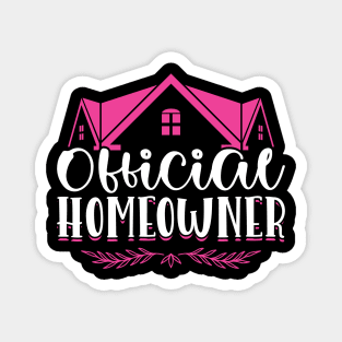 Official Homeowner - New Homeowner Magnet