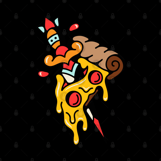 Pizza dagger by Bojes Art