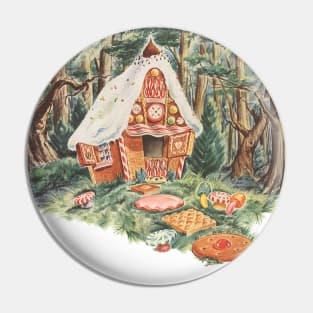 Vintage Hansel and Gretel Fairy Tale Pin