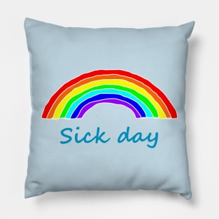 Rainbow for Sick Day Pillow