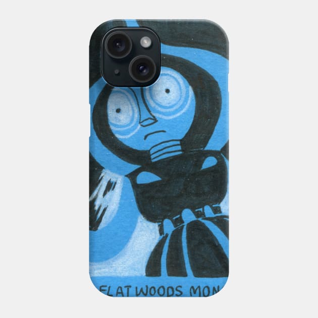 The Flat Woods Monster Phone Case by washburnillustration