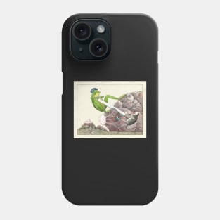 Mighty Mizzling Mouse and the Red Cabbage House Phone Case