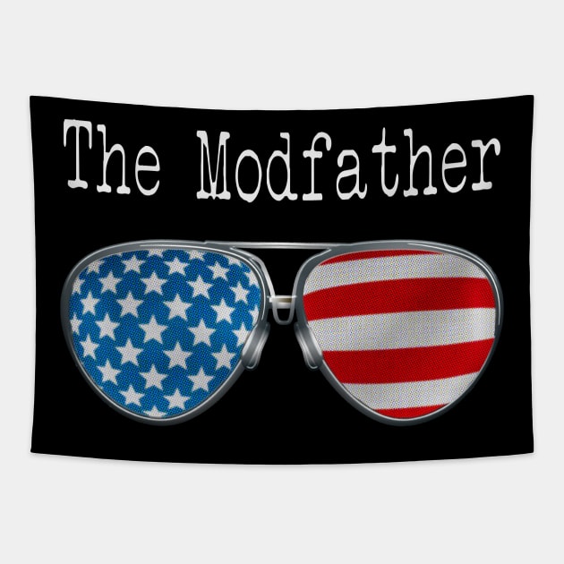 AMERICA PILOT GLASSES THE MODFATHER Tapestry by SAMELVES
