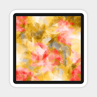 Strawberry Lemonade Sponge Painting Magnet