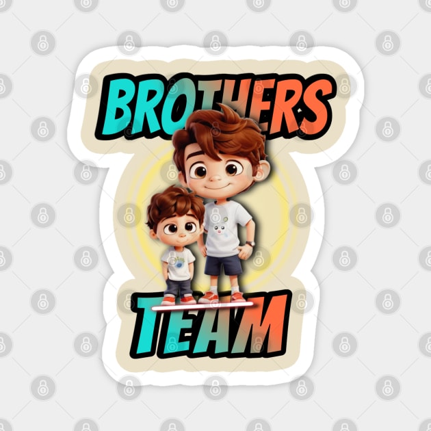 brothers team Magnet by Gamoreza Dreams