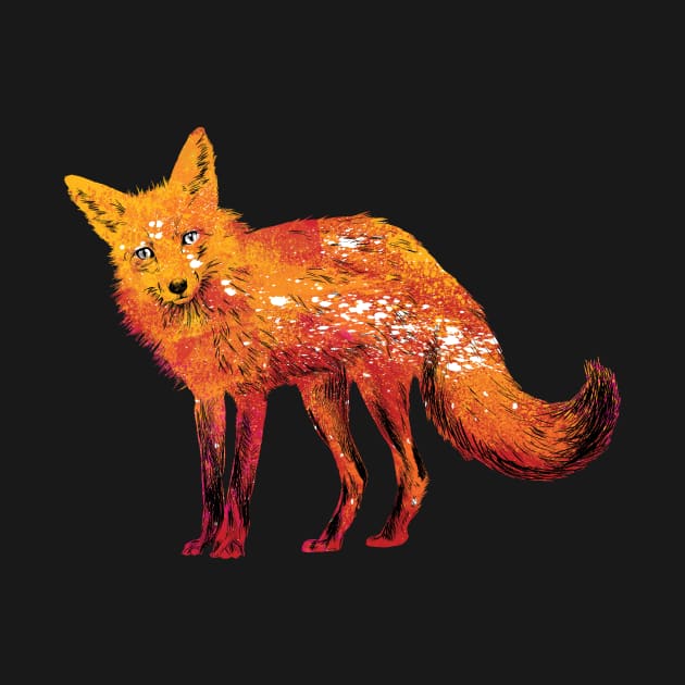 Painted Fox by polliadesign