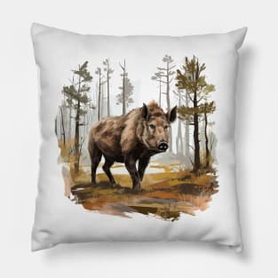 Wild Boar Pillow