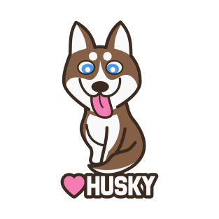 Love Husky T-Shirt