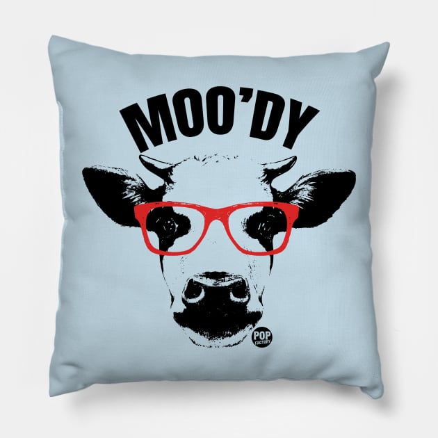 cow Pillow by toddgoldmanart