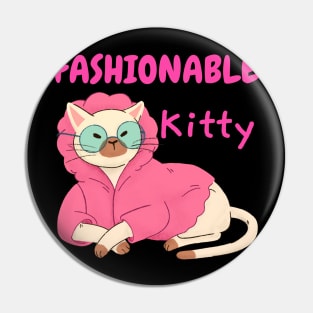 Fashionable Kitty Pin