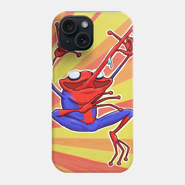 Spiderfrog Phone Case by Gus the little guy