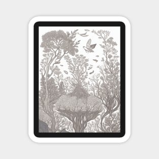 Enchanted Wilderness Pattern Magnet