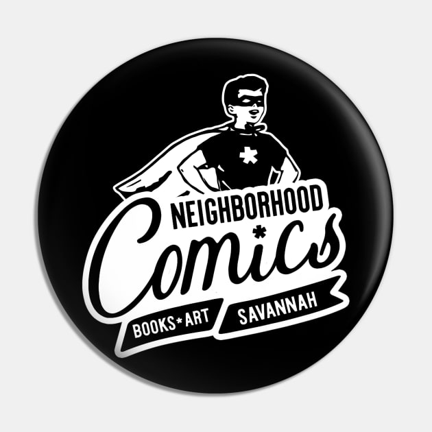 Neighborhood Comics Logo (2024) Pin by nbrhdcomics