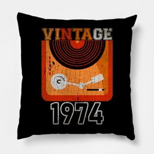 Vintage Turntable Pillow