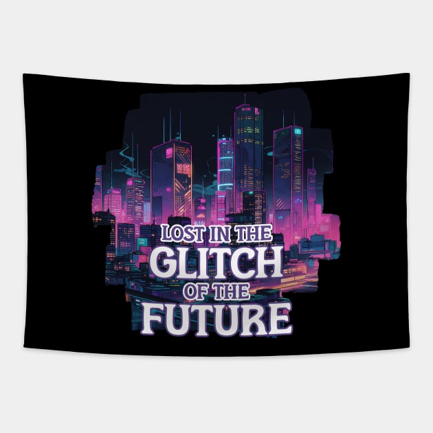 Lost in the Glitch of the Future Tapestry by Pixy Official