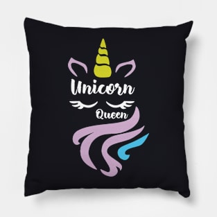 Unicorn Queen Print Daughter T Shirts Pillow