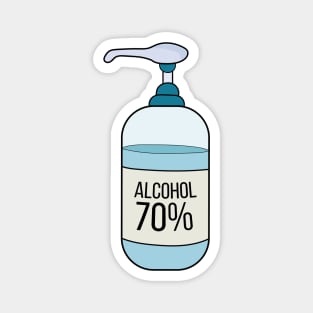 Hand Sanitizer Gel with 70% Alcohol Magnet