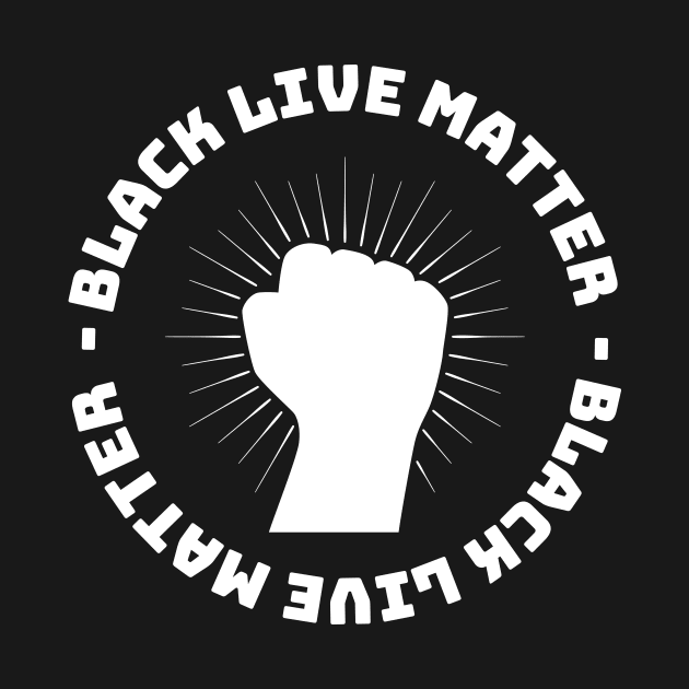 Black Live Matter T-Shirt by aalfndi