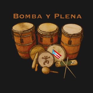 Puerto Rico Bomba y Plena Boricua T-Shirt